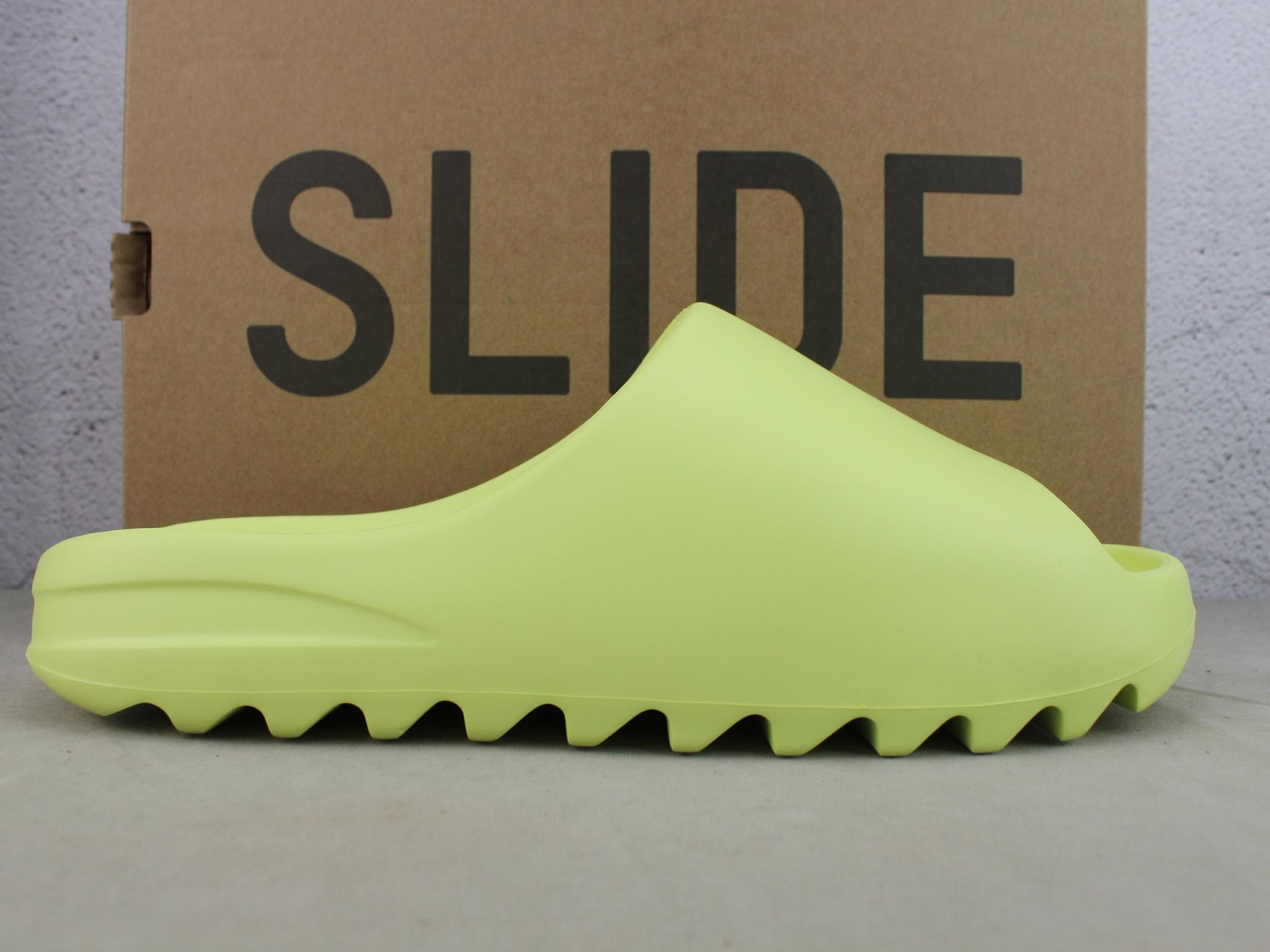 Free Shipping Yeezy Slide Glow Green GX6138